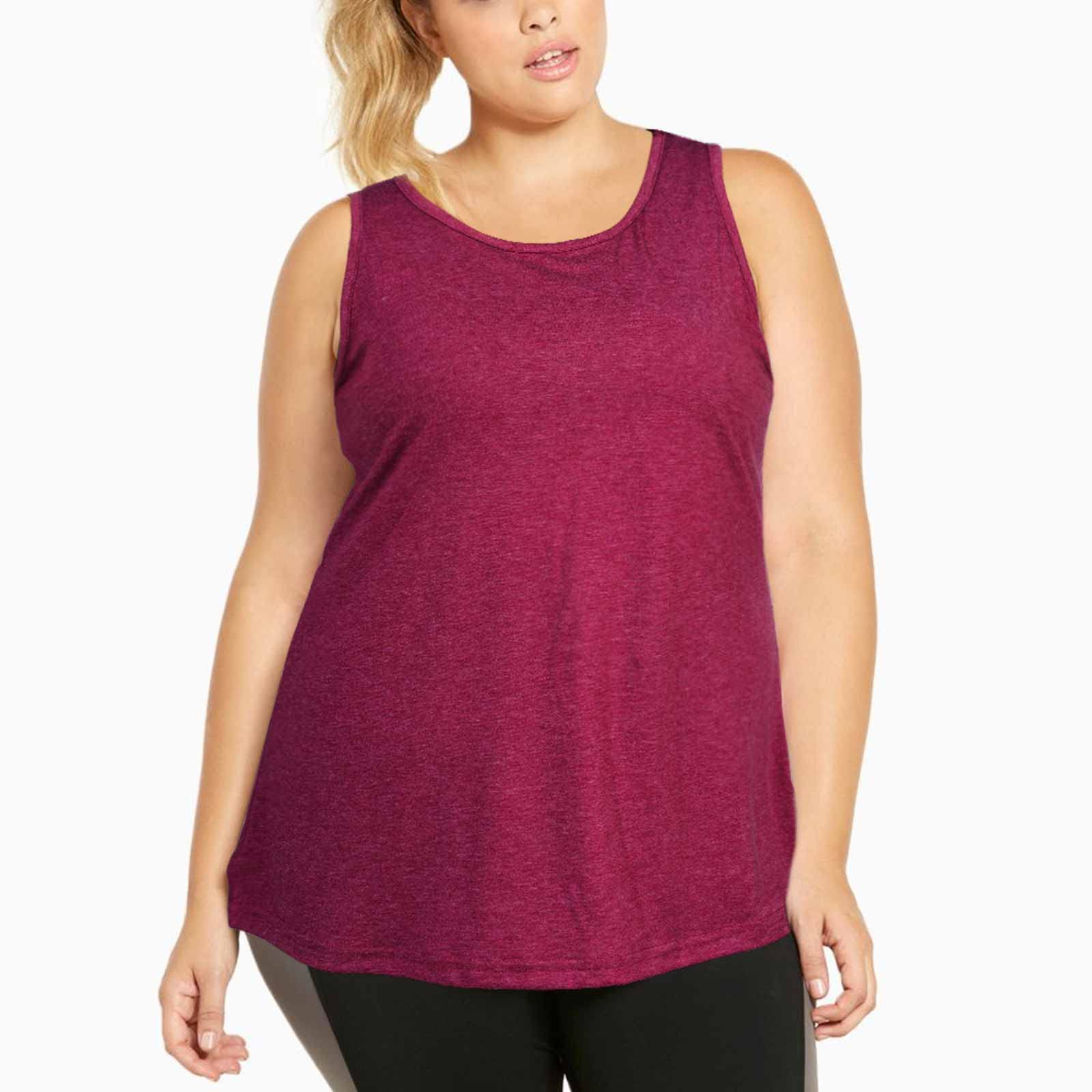Woochic Débardeur Femme Sport Grandes Tailles