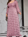 Woochic Mode Longue Coupe Slim Grande Taille Robe De Demoiselle D'honneur Robe Longue