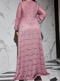 Woochic Mode Longue Coupe Slim Grande Taille Robe De Demoiselle D'honneur Robe Longue