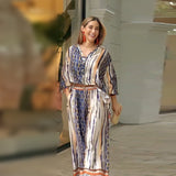 Woochic deux-pièces imprimée manches longues design