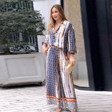 Woochic deux-pièces imprimée manches longues design