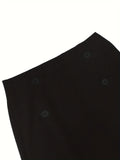 Woochic jupe grande taille à pois carreaux taille haute