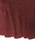Woochic jupe grande taille à pois carreaux taille haute
