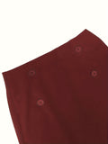 Woochic jupe grande taille à pois carreaux taille haute