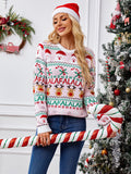 Woochic pull de Noël bonhomme de neige renne