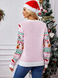 Woochic pull de Noël bonhomme de neige renne