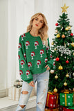 Woochic pull de Noël col en rond manches bouffantes