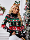 Woochic pull de Noël col haut petit bonhomme de neige