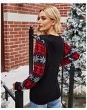 Woochic pull de Noël du Père paillettes col en rond broderie