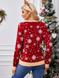 Woochic pull de Noël du père flocon de neige, rouge