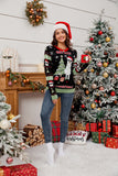 Woochic pull de Noël motif alpaga jacquard