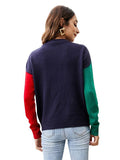 Woochic pull de Noël motif cloches et petits flocons de neige