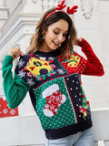 Woochic pull de Noël motif cloches et petits flocons de neige