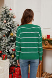 Woochic pull de Noël motif du Père sequins scintillants