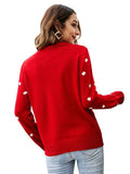 Woochic pull de Noël paillettes scintillantes tricoté motif pingouin