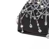 Woochic robe blazer col en V cintrée strass, design