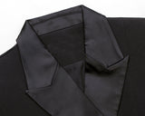 Woochic robe blazer courte dentelle manches évasées couture
