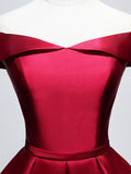 Woochic robe courte fluide mode de demoiselle d'honneur prom