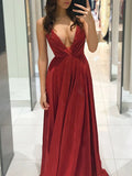 Woochic robe longue brillante paillette dos nu de soirée Rouge S