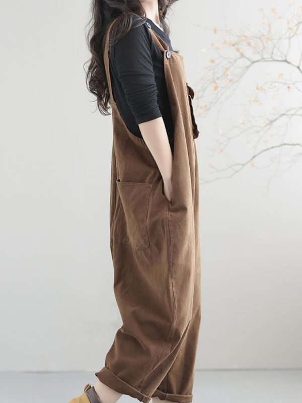 Woochic salopette avec poches femme oversized