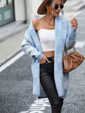 Woochic veste pour femmes cardigan à carreaux couleur contrasté