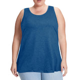Woochic Débardeur Femme Sport Grandes Tailles Bleu XL