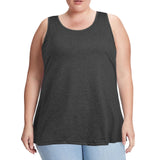 Woochic Débardeur Femme Sport Grandes Tailles Gris XL