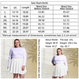 Woochic Jupe Plissée Rétro Évasée Haute Taille Élastique pour Femme