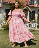 Woochic Robe d'été femme boho Longue fluide et chic avec pompons