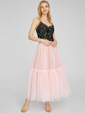 Woochic jupe longue bouffantes tulle taille haute traîne