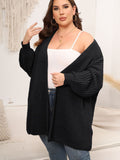 Woochic pull cardigan grande taille femme col en V