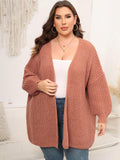 Woochic pull cardigan grande taille femme col en V