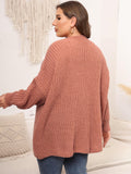 Woochic pull cardigan grande taille femme col en V