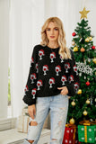 Woochic pull de Noël col en rond manches bouffantes   