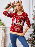 Woochic pull de Noël du père flocon de neige, rouge   