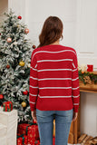 Woochic pull de Noël motif du Père sequins scintillants   