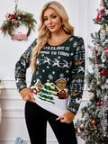 Woochic pull de Noël sapin, vert   