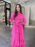 Woochic Lantern Sleeve Fitted Dress