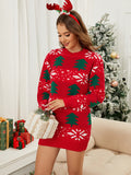 Woochic robe pull de Noël motif tridimensionnel en 3D sapin de Noël   