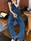 Woochic salopette en jean avec poches femme mode