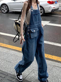 Woochic denim overalls with pockets woman fashion