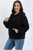 Woochic veste grande taille femme à capuche molleton polaire