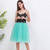 woochic jupe bouffante plissée tulle trapèze, lolita